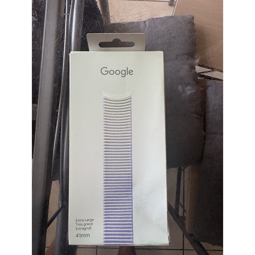 Google Pixel Watch Stretch Band 41mm Extra Large XL Lemongrass Frost GA10333 NEW